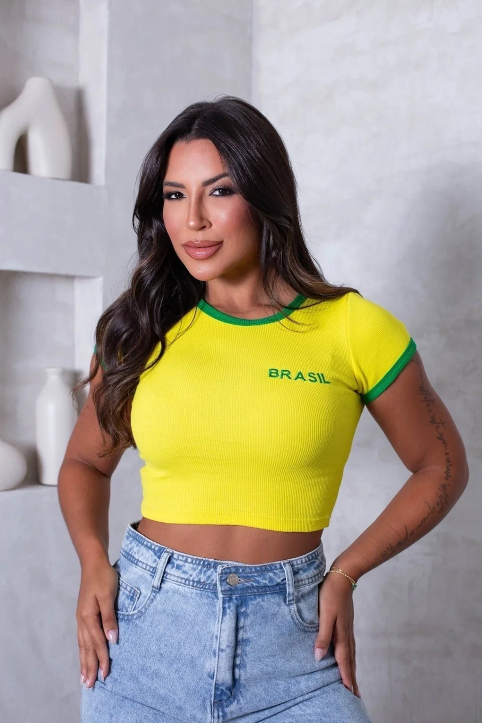 Cropped Aura Brasil