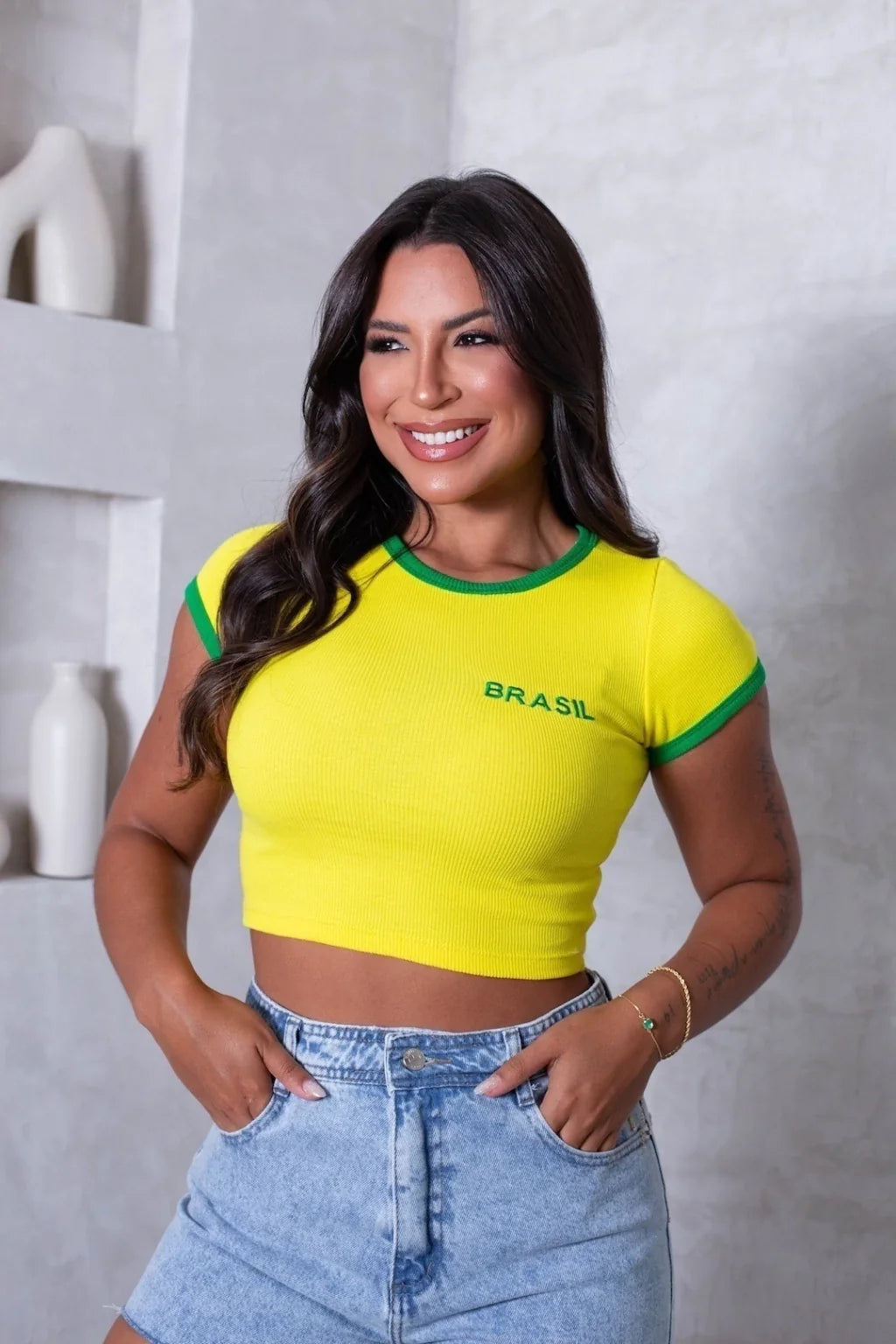 Cropped Aura Brasil