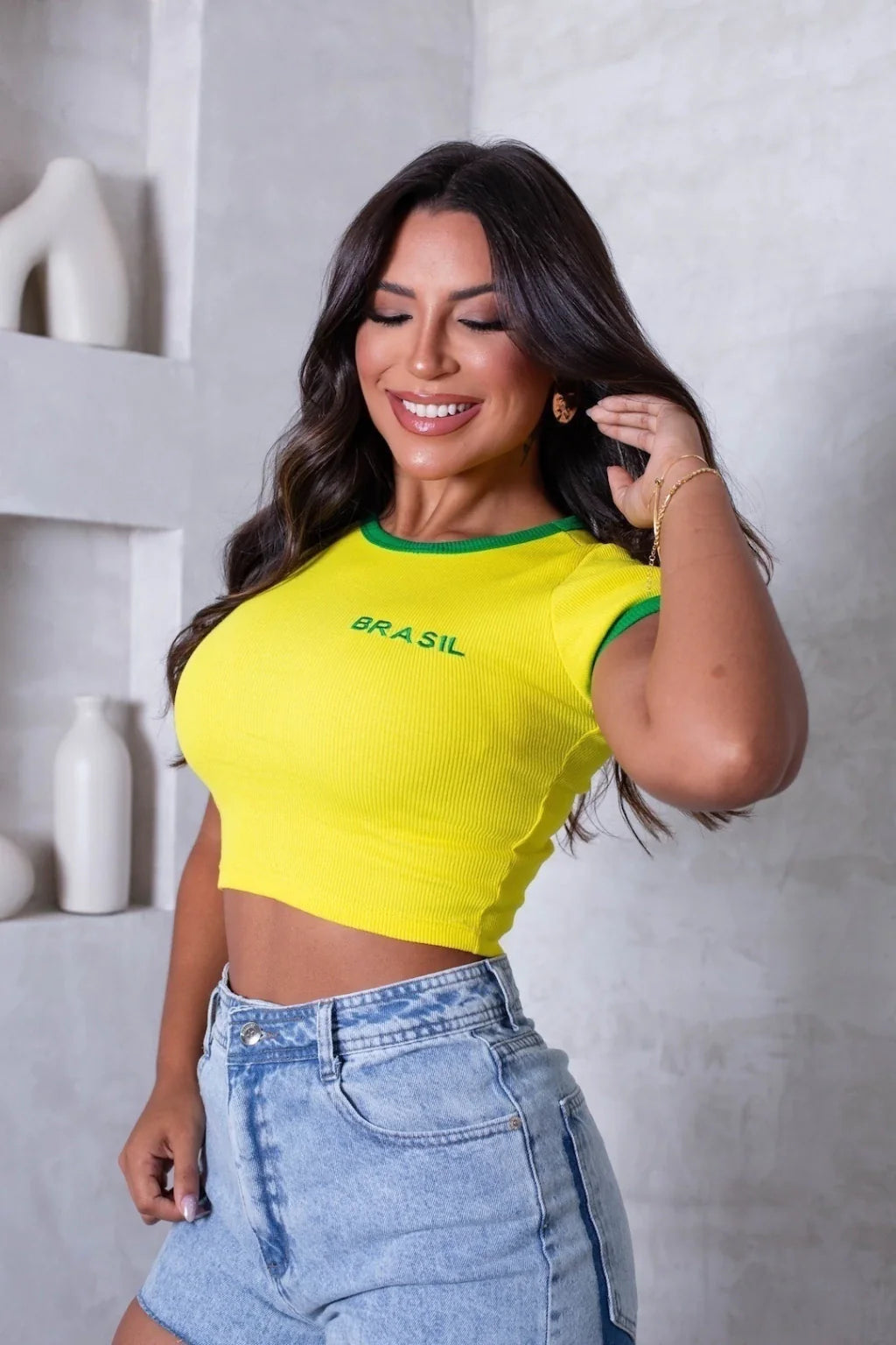Cropped Aura Brasil
