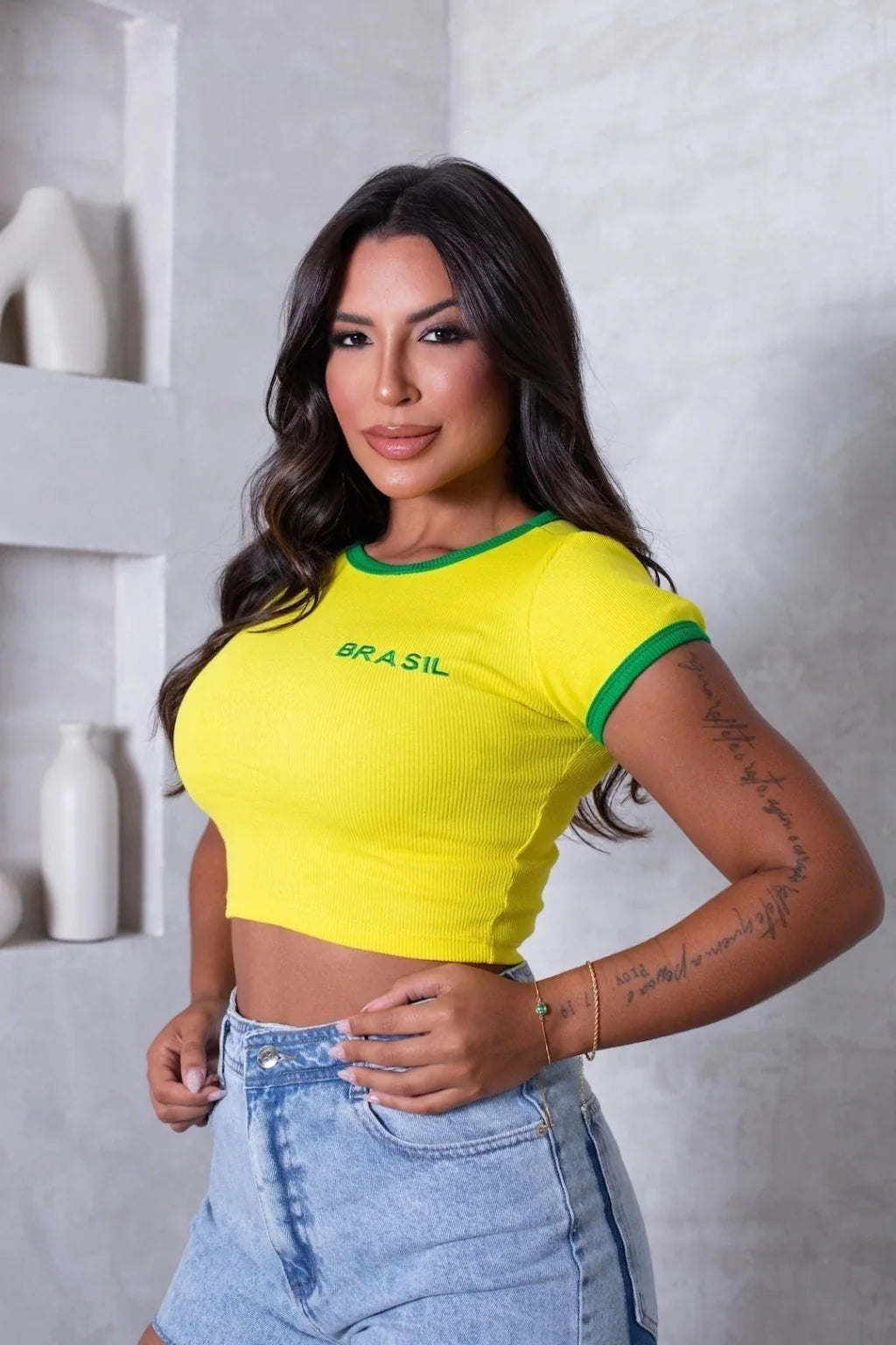 Cropped Aura Brasil